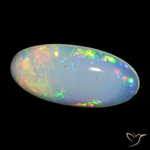 Opala Multicolorido Natural 19.35ct, oval, Transparente
