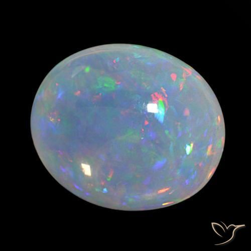 Opala Multicolorido Natural 20.54ct, oval, Transparente