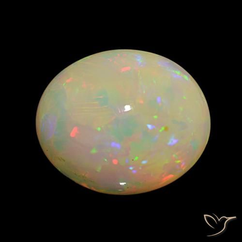 13.15ct Multicolorido Opala, oval, Opaco