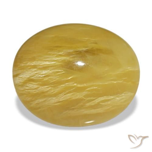 Opala dourado natural 10,02ct, corte oval, opaco
