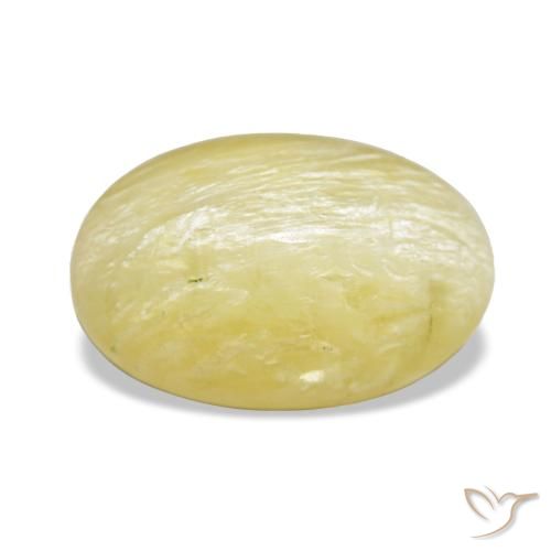 2.89ct amarelo opala, oval, opaco