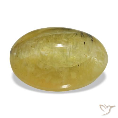 5.25ct amarelo opala, oval, opaco
