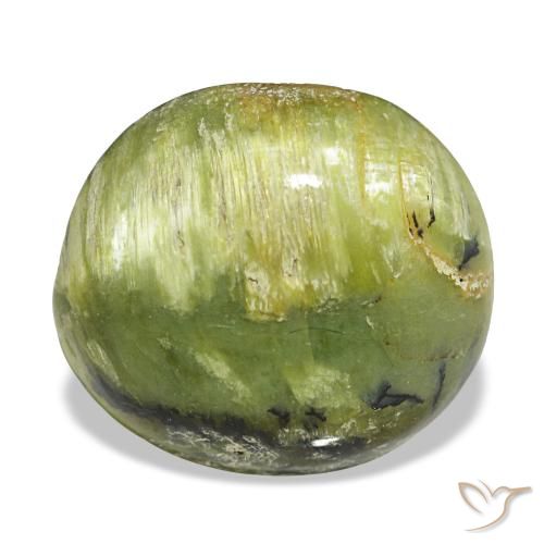 5.75ct verde opala, oval, opaco
