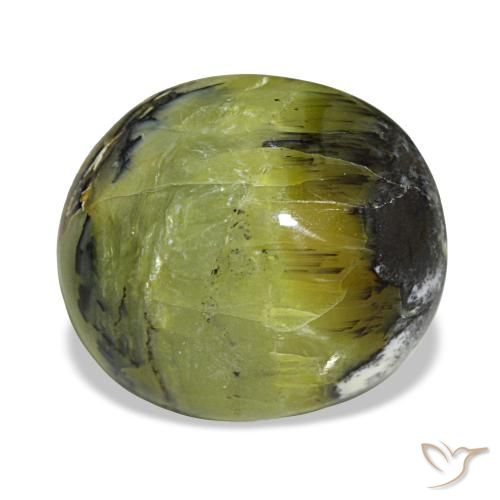 7.49ct verde opala, oval, opaco