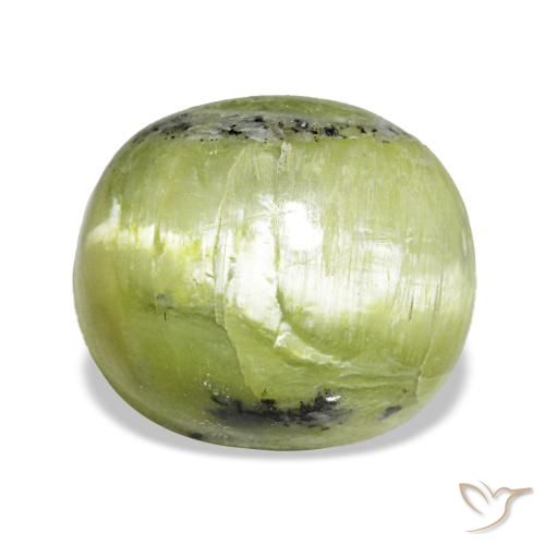 3.75ct verde opala, oval, opaco
