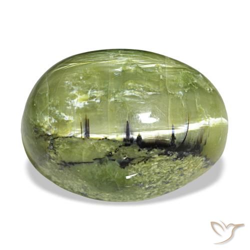 8.44ct verde opala, oval, opaco