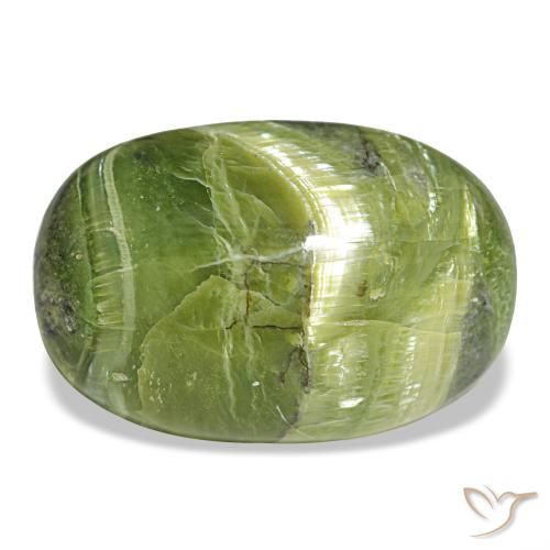 16.99ct verde opala, oval, opaco