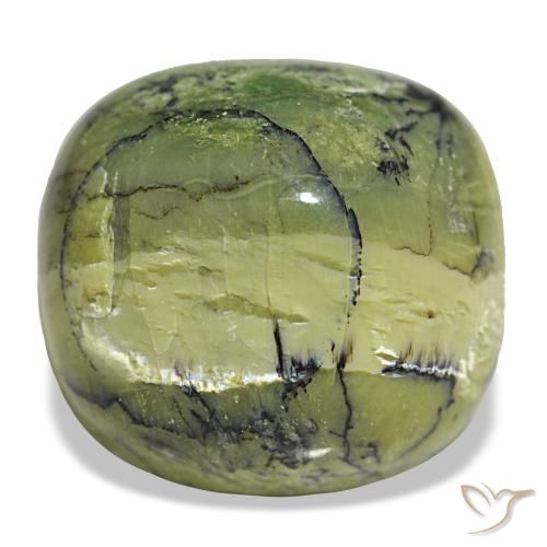 28.96ct verde opala, almofada, opaco