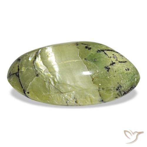 Opala verde natural 10,18ct, corte oval, opaco