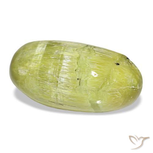 Opala verde natural 7,30ct, corte oval, opaco