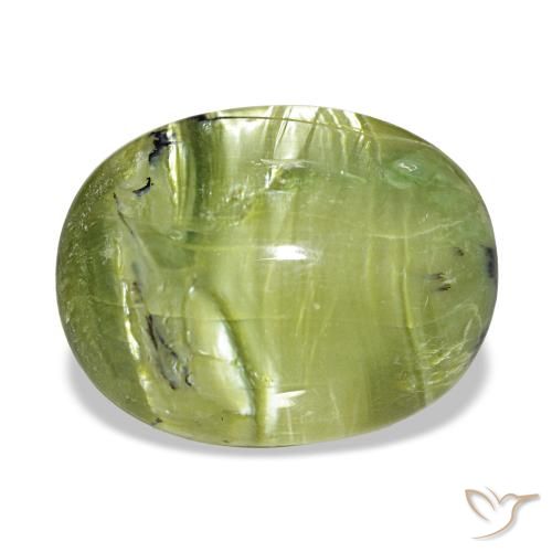 7.07ct verde opala, oval, opaco