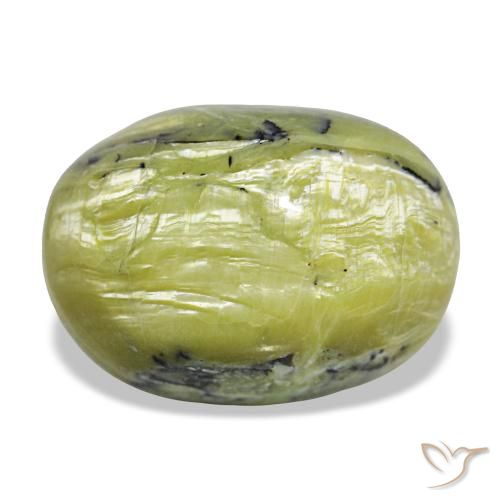 Opala verde natural 11,66ct, corte oval, opaco