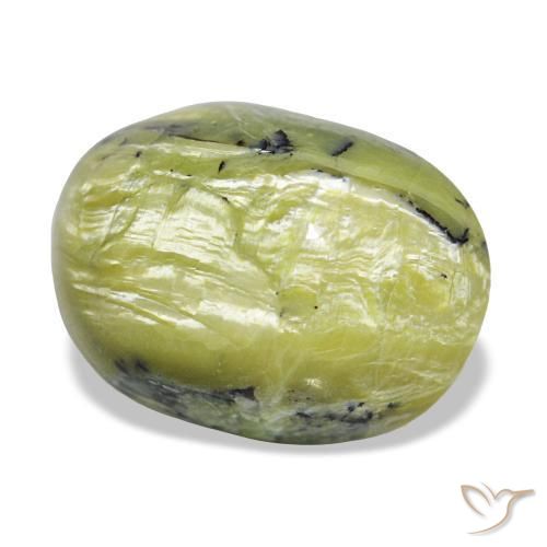 Opala verde natural 11,66ct, corte oval, opaco