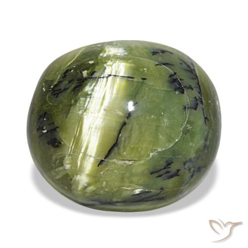 9.32ct verde opala, oval, opaco