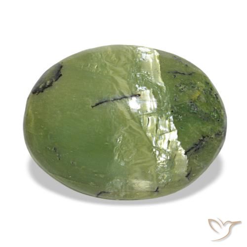 4.21ct verde opala, oval, opaco