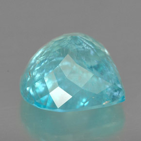 Turmalina paraíba azul natural 5,87ct, formato de pêra, I1