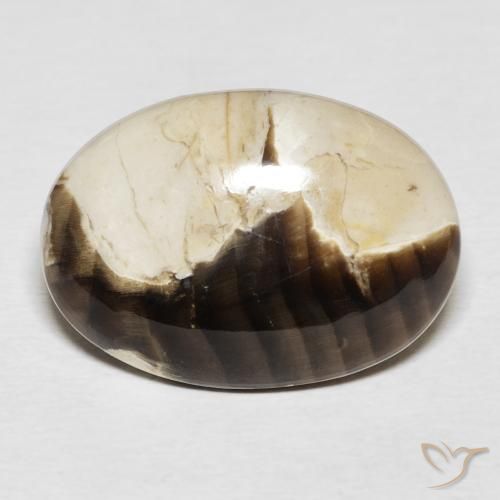 15.62ct Natural Multicolorido Madeira de amendoim, oval, Opaco