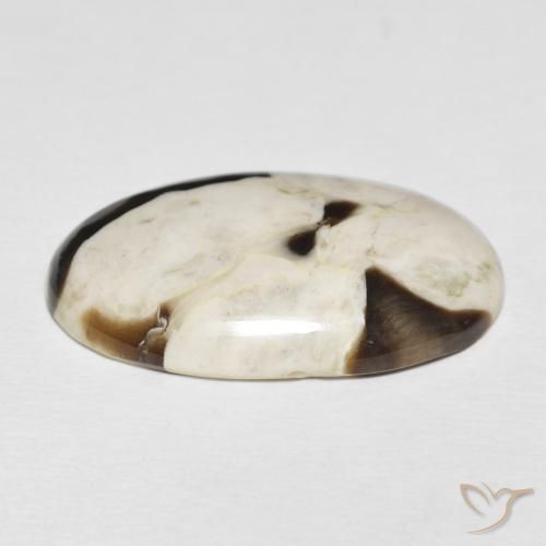 Madeira de amendoim Multicolorido Natural 22.29ct, oval, Opaco