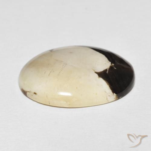 Madeira de amendoim Multicolorido Natural 19.54ct, oval, Opaco