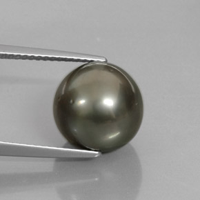Pérola multicolorido natural 9,35ct, esfera / bola, opaco