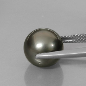 Pérola multicolorido natural 9,35ct, esfera / bola, opaco