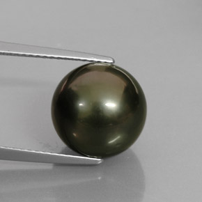 Pérola multicolorido natural 10,43ct, esfera / bola, opaco