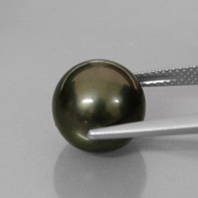 Pérola multicolorido natural 10,43ct, esfera / bola, opaco