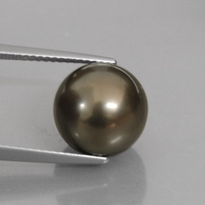 Pérola multicolorido natural 9,95ct, esfera / bola, opaco