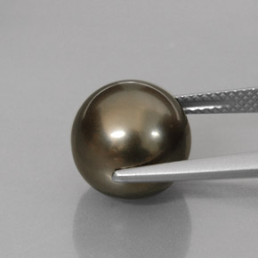 Pérola multicolorido natural 9,95ct, esfera / bola, opaco