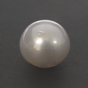 Pérola creme natural 8,42ct, esfera / bola, opaco