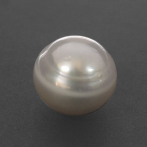 Pérola creme natural 8,41ct, esfera / bola, opaco