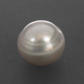Pérola creme natural 8,41ct, esfera / bola, opaco