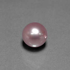 Pérola azul natural 4,68ct, esfera / bola, opaco