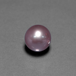 Pérola azul natural 4,53ct, esfera / bola, opaco