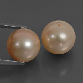 Pedras preciosas de pérola rosa natural de  ct, esfera / bola, opaco