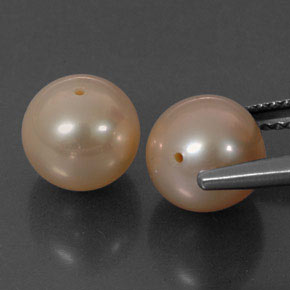 Pedras preciosas de pérola rosa natural de  ct, esfera / bola, opaco