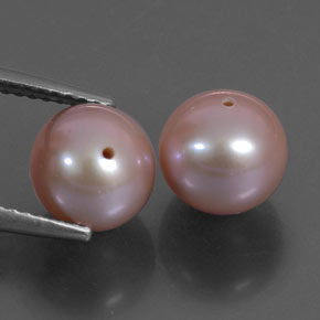 Pedras preciosas de pérola rosa natural de  ct, esfera / bola, opaco