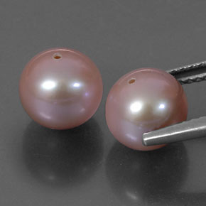 Pedras preciosas de pérola rosa natural de  ct, esfera / bola, opaco