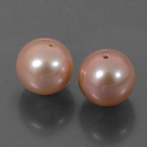 Pedras preciosas de Pérola Luz rosa natural de 5.97 ct, Esfera / Bola, Opaco