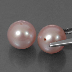 Pedras preciosas de pérola rosa natural de  ct, esfera / bola, opaco