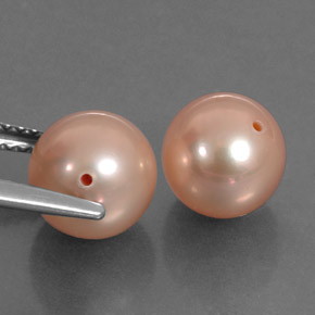 Pedras preciosas de pérola rosa natural de  ct, esfera / bola, opaco