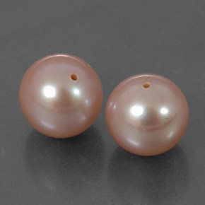 Pedras preciosas de pérola rosa natural de 6,75 ct, esfera / bola, opaco