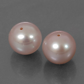 Pedras preciosas de pérola rosa natural de 6,28 ct, esfera / bola, opaco