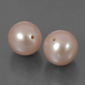 Pedras preciosas de pérola rosa natural de 6,59 ct, esfera / bola, opaco