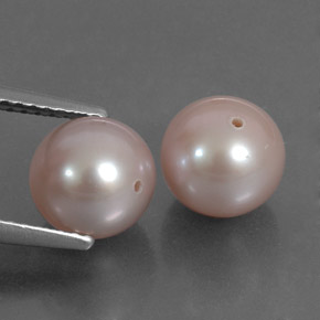 Pedras preciosas de pérola rosa natural de 6,01 ct, esfera / bola, opaco