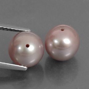 Pedras preciosas de pérola rosa natural de 6,62 ct, esfera / bola, opaco