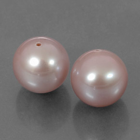 Pedras preciosas de pérola rosa natural de 6,69 ct, esfera / bola, opaco