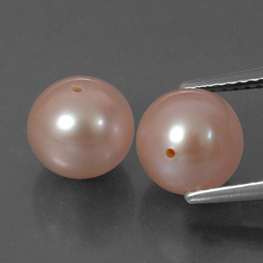 Pedras preciosas de pérola rosa natural de  ct, esfera / bola, opaco