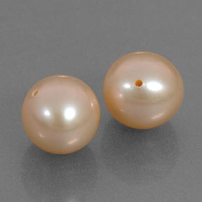 Pedras preciosas de pérola rosa natural de 6,13 ct, esfera / bola, opaco