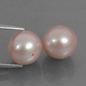Pedras preciosas de pérola rosa natural de  ct, esfera / bola, opaco
